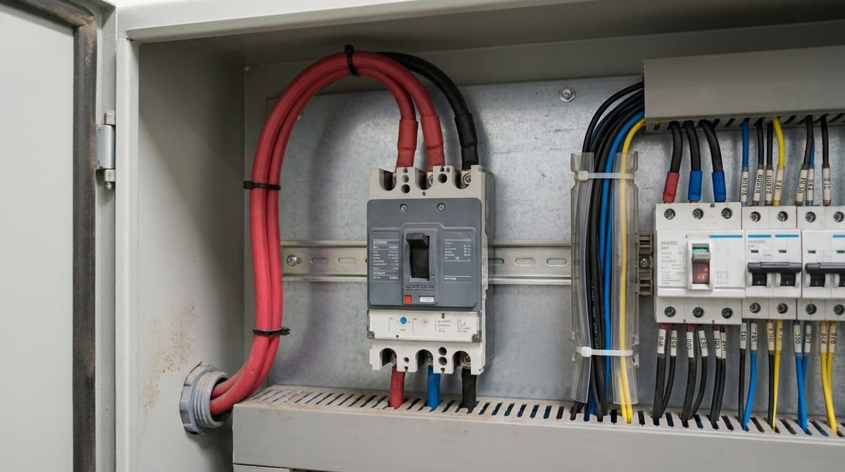 Circuito elétrico dedicado com disjuntor exclusivo em quadro elétrico