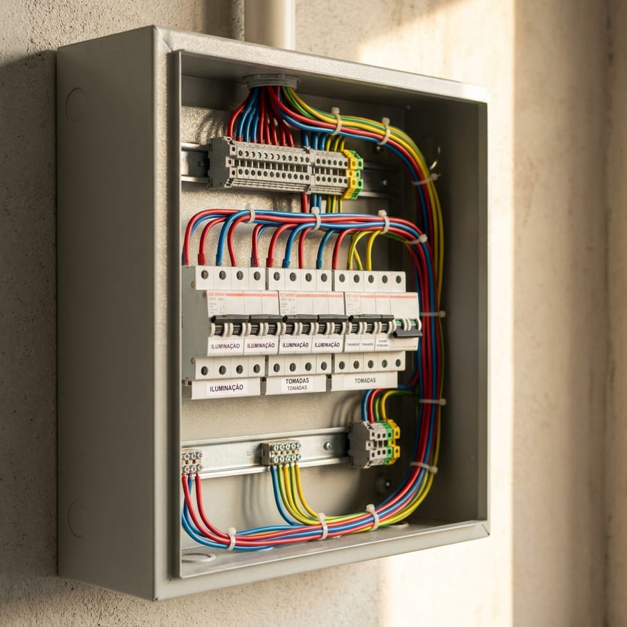 Manutenção de quadro elétrico
